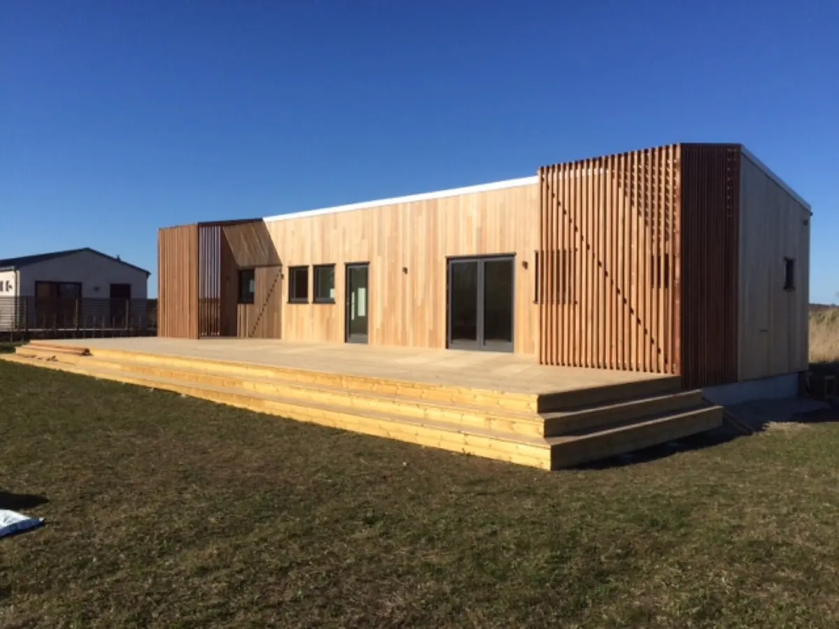 Öbo Hus första område vid Kronholmen på Gotland